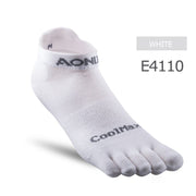 Solid Color Coolmax Athletic Toe Socks - Blue Force Sports