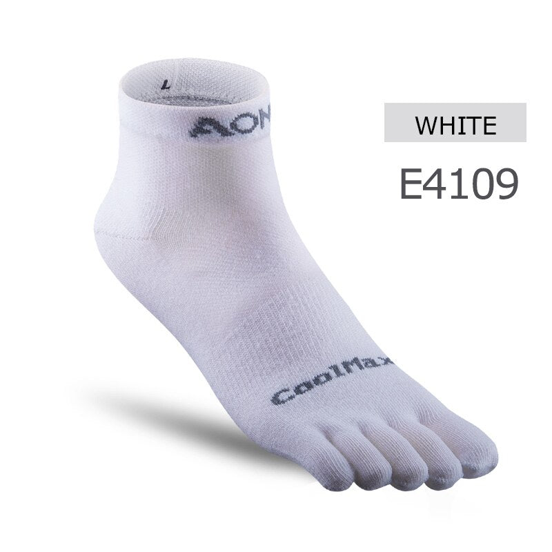 Solid Color Coolmax Athletic Toe Socks - Blue Force Sports