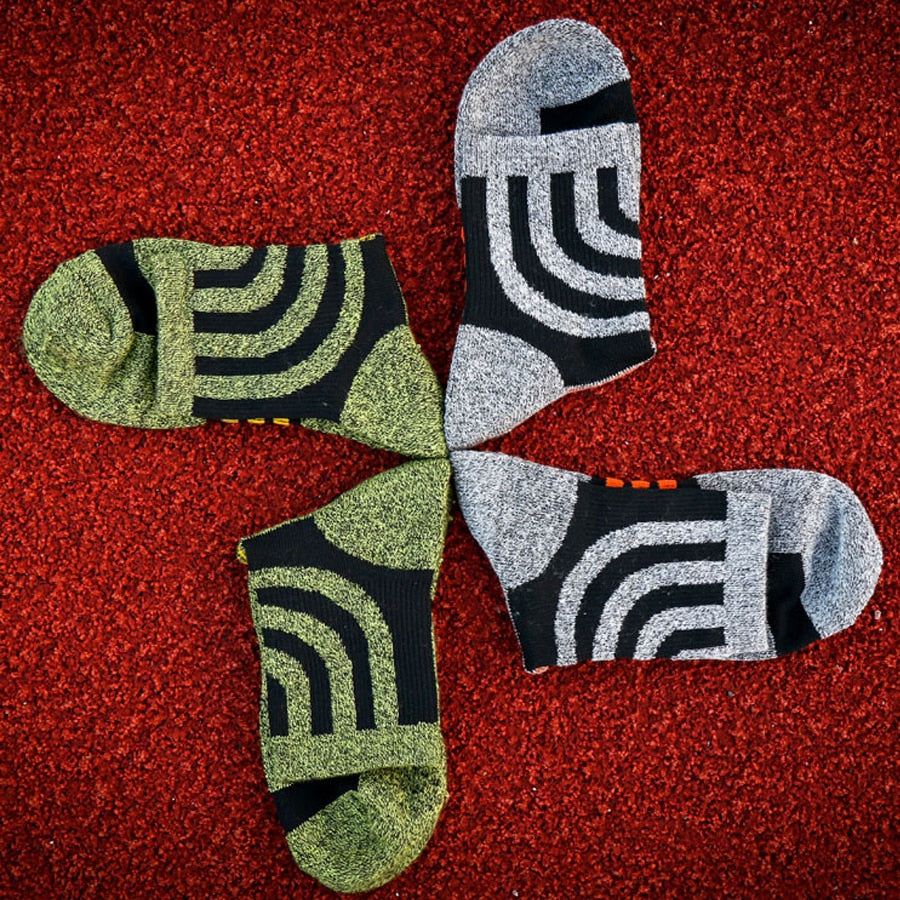Cotton Compression Sport Socks 5 Pairs Set - Blue Force Sports