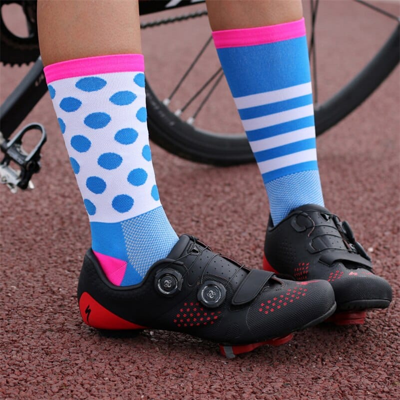 Polka Dot Sports Socks - Blue Force Sports