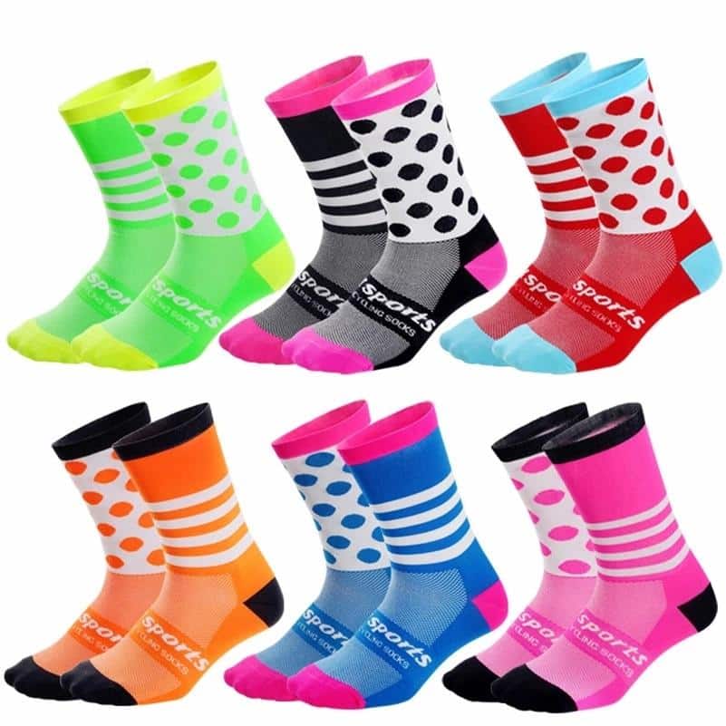 Polka Dot Sports Socks - Blue Force Sports