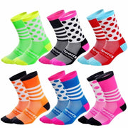 Polka Dot Sports Socks - Blue Force Sports