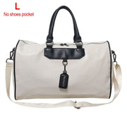 Silver Eco-Leather Gym Bag - Blue Force Sports