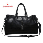 Silver Eco-Leather Gym Bag - Blue Force Sports