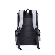 Stylish Multi-Space Men's Travel Laptop Backpack with USB - Blue Force Sports