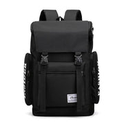 Stylish Multi-Space Men's Travel Laptop Backpack with USB - Blue Force Sports