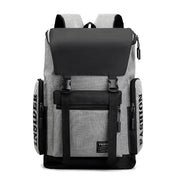 Stylish Multi-Space Men's Travel Laptop Backpack with USB - Blue Force Sports