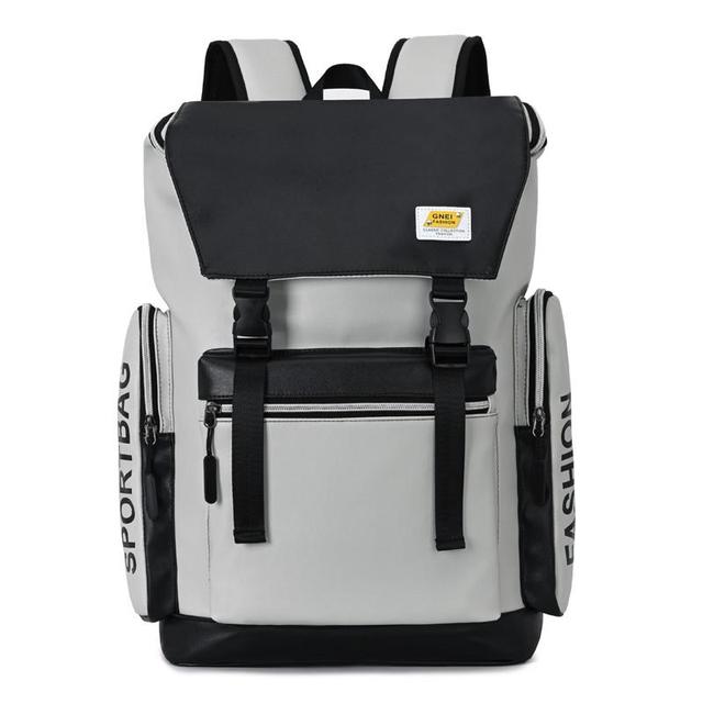 Stylish Multi-Space Men's Travel Laptop Backpack with USB - Blue Force Sports