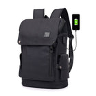 Stylish Multi-Space Men's Travel Laptop Backpack with USB - Blue Force Sports