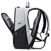 Fashion Large Capacity Men's Travel Laptop Backpack with USB - Blue Force Sports