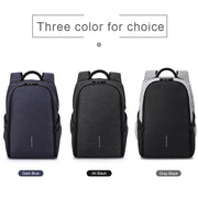 Fashion Large Capacity Men's Travel Laptop Backpack with USB - Blue Force Sports
