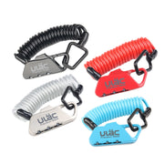 Mini  Anti-Theft Helmet Cable Lock - Blue Force Sports