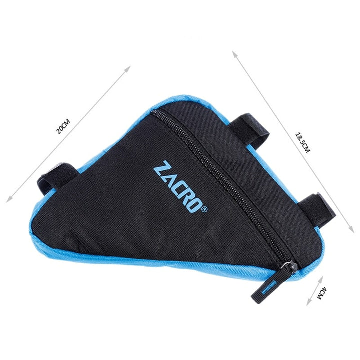 Triangular Front Tube Bicycle Bag - Blue Force Sports