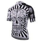 Skull Printed Quick Dry Cycling Jersey, 4 Types - Blue Force Sports