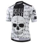 Skull Printed Quick Dry Cycling Jersey, 4 Types - Blue Force Sports