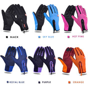 Anti-Slip Warm Touchscreen Cycling Gloves - Blue Force Sports