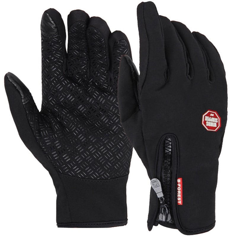 Anti-Slip Warm Touchscreen Cycling Gloves - Blue Force Sports