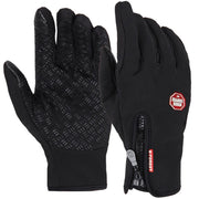 Anti-Slip Warm Touchscreen Cycling Gloves - Blue Force Sports
