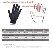 Anti-Slip Warm Touchscreen Cycling Gloves - Blue Force Sports