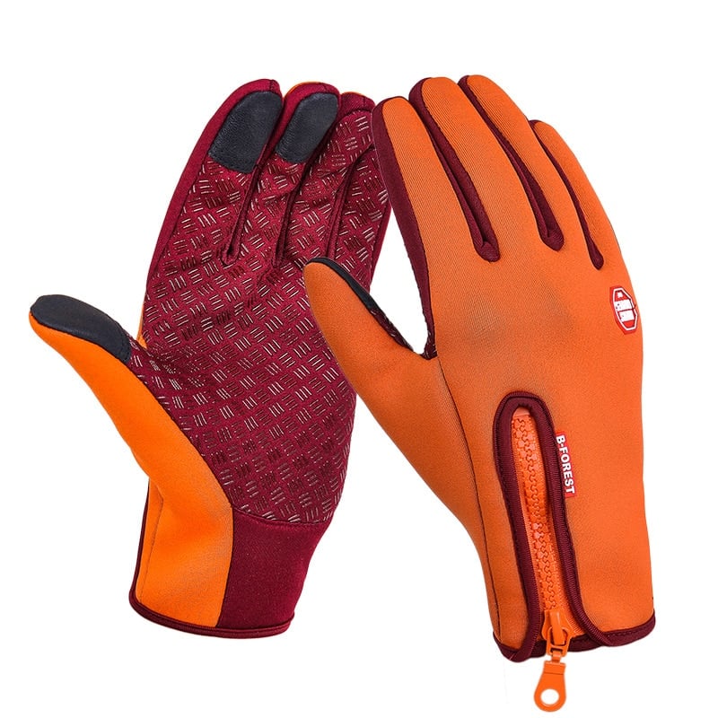 Anti-Slip Warm Touchscreen Cycling Gloves - Blue Force Sports