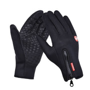Anti-Slip Warm Touchscreen Cycling Gloves - Blue Force Sports