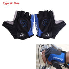 Anti Slip Cycling Gloves - Blue Force Sports