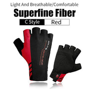 High Elastic Breathable Half Finger Cycling Gloves - Blue Force Sports