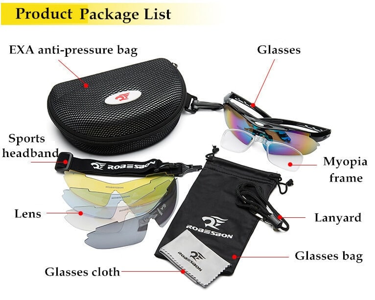 Cycling Unisex Polarized Glasses - Blue Force Sports