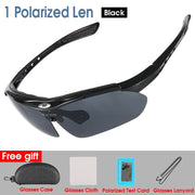 Cycling Unisex Polarized Glasses - Blue Force Sports