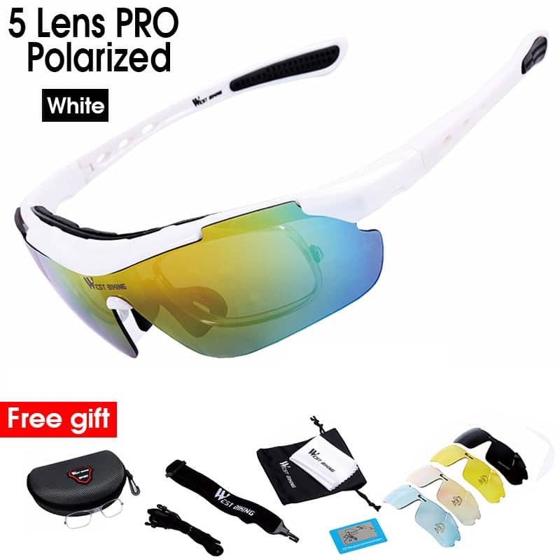 Cycling Unisex Polarized Glasses - Blue Force Sports