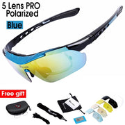 Cycling Unisex Polarized Glasses - Blue Force Sports