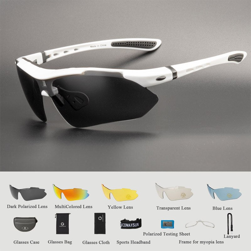 Professional Polarized Cycling Goggles - Blue Force Sports