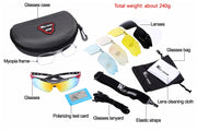 Windproof Anti-fog Polarized Cycling Glasses - Blue Force Sports