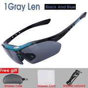 Windproof Anti-fog Polarized Cycling Glasses - Blue Force Sports