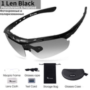 Windproof Anti-fog Polarized Cycling Glasses - Blue Force Sports