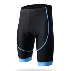 Comfortable Elastic Men's 3D Padded Cycling Shorts - Blue Force Sports