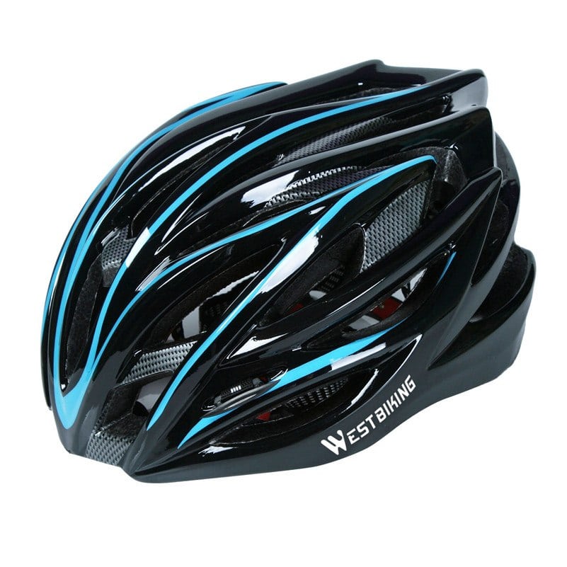 Ultralight Integrally Molded Bicycle Helmet - Blue Force Sports