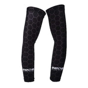 Net Pattern UV Protection Arm Warmers - Blue Force Sports