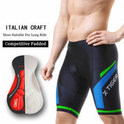 Professional Comfortable Quick-Drying Men's Cycling Shorts - Blue Force Sports