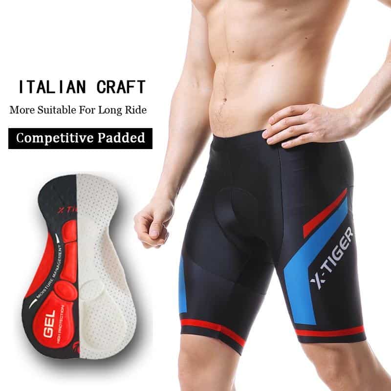 Professional Comfortable Quick-Drying Men's Cycling Shorts - Blue Force Sports