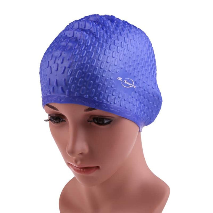 Waterproof Silicone Swimming Caps - Blue Force Sports