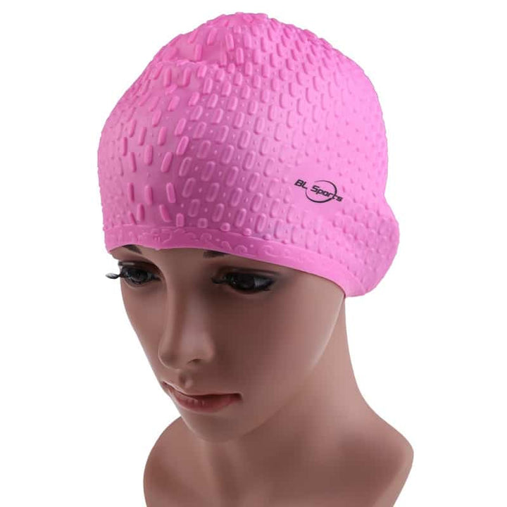 Waterproof Silicone Swimming Caps - Blue Force Sports