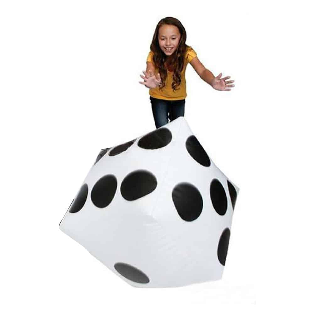 Dice Dot Giant Inflatable Toy - Blue Force Sports