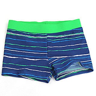 Boy's Striped Swimming Trunks