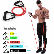 5 Levels Resistance Bands with Handles - Blue Force Sports