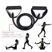 5 Levels Resistance Bands with Handles - Blue Force Sports