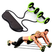 AB Roller with Resistance Bands - Blue Force Sports