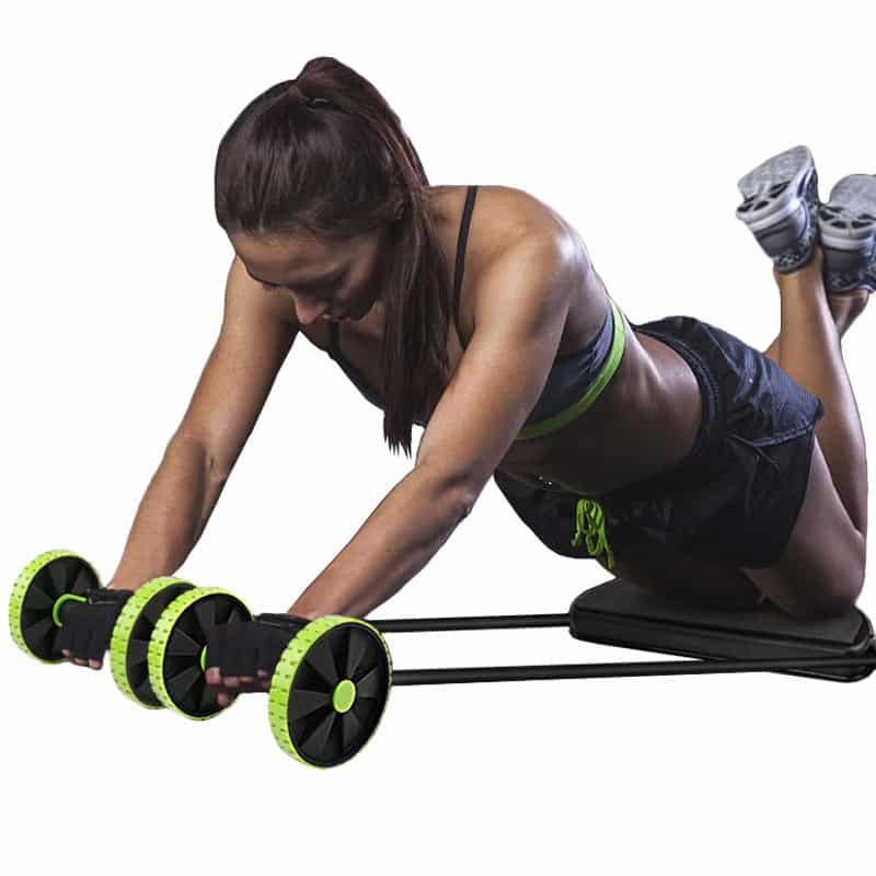 AB Roller with Resistance Bands - Blue Force Sports