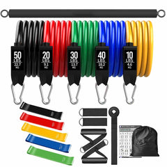 150lb Fitness Resistance Bands Set