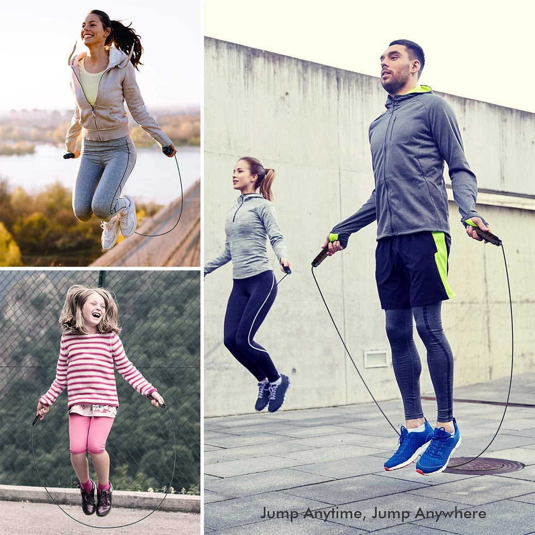 Tangle-Free Jump Rope - Blue Force Sports